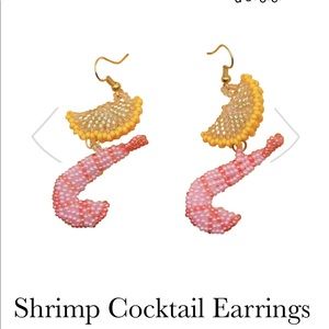 NEWNEW AUTHENTIC SUSAN ALEXANDRA SHRIMP EARRINGS